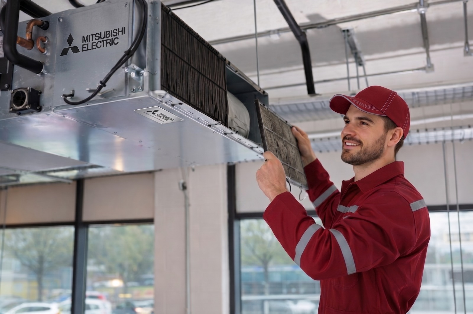 Reparación de aire por conductos Mitsubishi